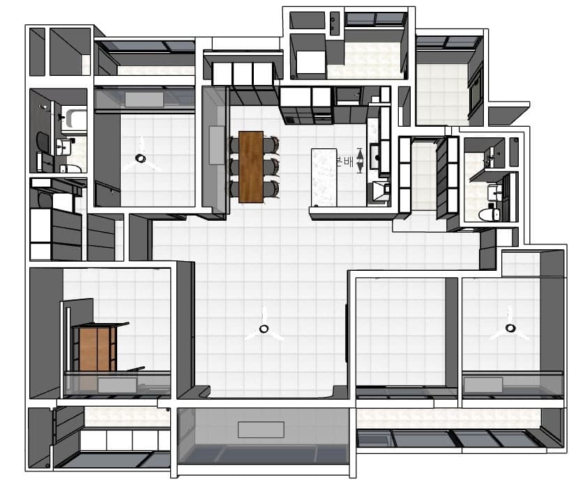 반월동 반달마을 두산위브 - 1